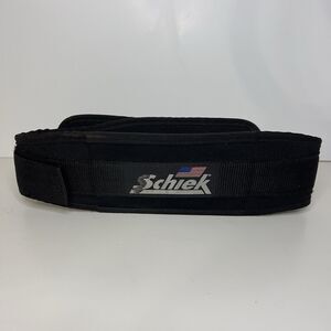SCHIEK WEIGHT LIFTING BELT - Black Size Large - Made In USA